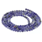 Perles rondes 2 mm en pierre gemme - Sodalite x38cm