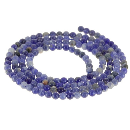 2mm round gemstone beads - Sodalite x38cm
