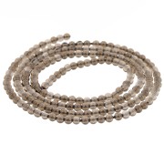 2mm round gemstone beads - Smoky Quartz x38cm|raw }}
