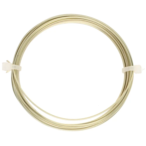 Square copper wire for jewelry 0.8 mm anti-tarnish - Champagne x6m