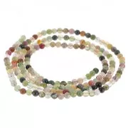 Round beads 2.4mm gemstone - Indian Agate x38cm