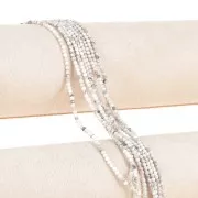 Round beads 2 mm gemstone - Howlite x38cm