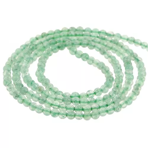 2mm round gemstone beads - Aventurine x38cm