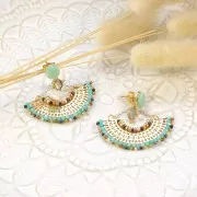 Round beads 2mm gemstone - Amazonite x38cm