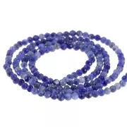 Round faceted gemstone beads 2.4 mm - Sodalite x39cm