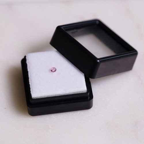 Round Pink Tourmaline - 2.5 mm - 0.08 cts