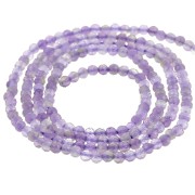 Bead Faceted round beads  2mm Amethyste x38cm|raw }}