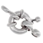 9 mm Buoy Clasp - Silver x1