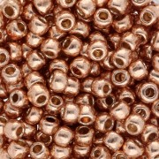 Seed beads Toho 6/0 TO6RPF551 - PF Galvanized Rose Gold x8g