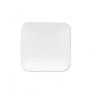 Square Ceramics cabochon 9.5mm White x1