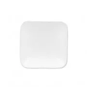 Square Ceramics cabochon 9.5mm White x1