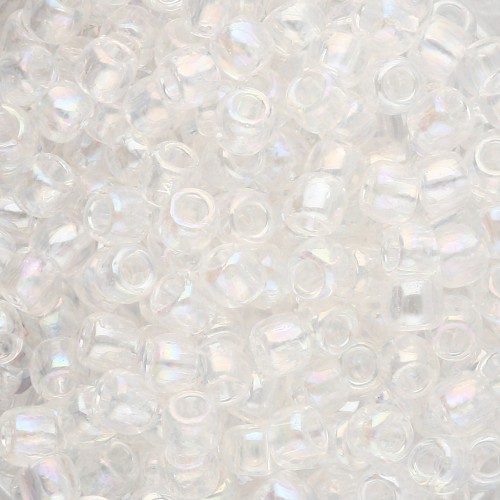 Seed beads Toho 6/0 TO6R161 - Transparent Rainbow Crystal x8g