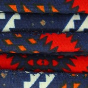 Cotton tube cord6mm night blue/red/Orange x 1m|raw }}