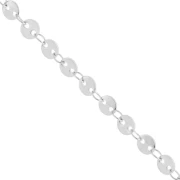 Fancy disc chain 4 mm - Stainless steel 304L x50cm