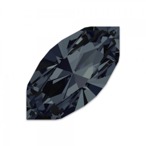 PureCrystal Navette 10x5mm Graphite x1