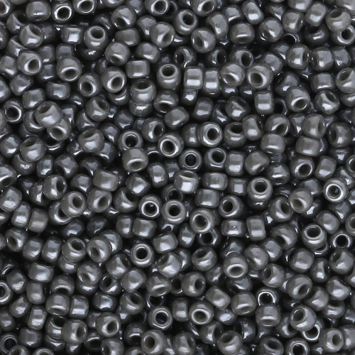 Miyuki 11/0 Seed Beads 2479-1 - Opaque Smoke Luster x8g