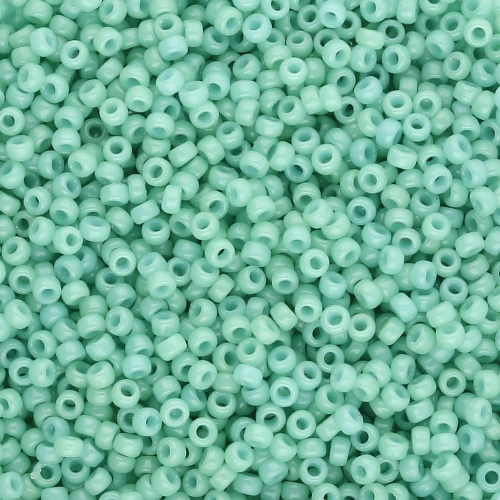 Rocaille Miyuki Duracoat 15/0 4475 - Dyed Opaque Sea Opal x8g