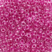 Rocaille Miyuki 8/0 209 - Fuchsia Lined Crystal x8g|raw }}