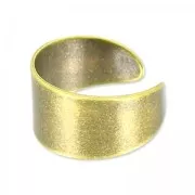 Large base Ring without loop bronze x1
