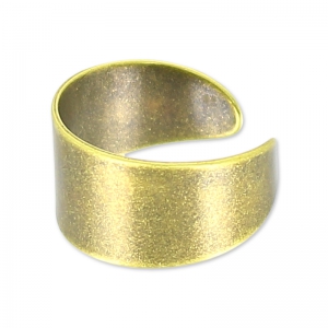 Large base Ring without loop bronze x1