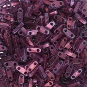 Miyuki Quarter Tila Beads 5x1.2x1.9 mm QTL-316 - Light Amethyst Gold Luster x10g