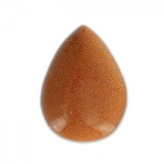 Pear shaped cabochon 18x13 mm Gold Stone - Imitation Pierre de soleil x1