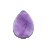 Pear shaped cabochon 18x13 mm Amethyst