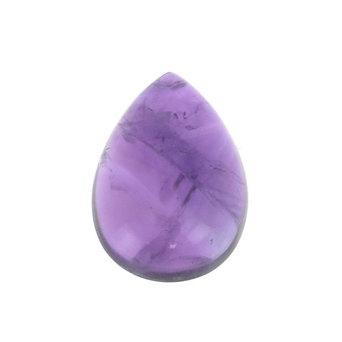 Pear shaped cabochon 18x13 mm Amethyst
