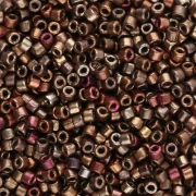 Matubo 10/0 Seed Beads, 2.1 mm - Gold Iris Metallic Matte, 10 g