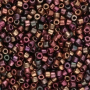 Matubo 10/0 Seed Beads, 2.1 mm - Bronze Iris Metallic Matte, 10 g