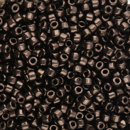 Matubo 10/0 Seed Beads, 2.1 mm - Dark Bronze, 10 g