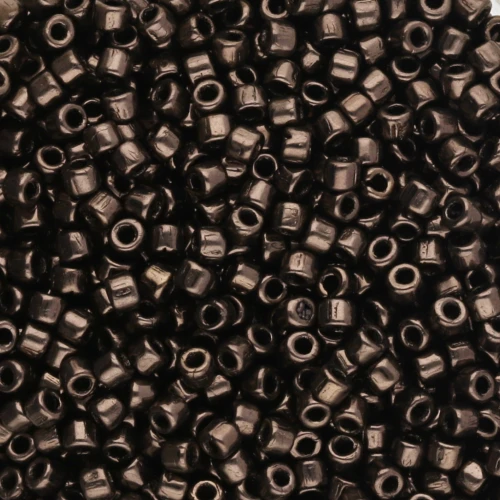 Matubo 10/0 Seed Beads, 2.1 mm - Dark Bronze, 10 g