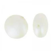 PureCrystal 5860 Coin Pearl  10mm Pearlescent White Pearl x1