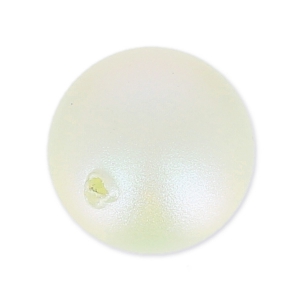 PureCrystal Half-drilled Pearl 5818 6mm Pearlescent White Pearl x1