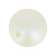 PureCrystal Half-drilled Pearl 5818 3mm Pearlescent White Pearl x1