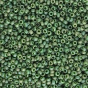 Rocaille Miyuki 15/0 4700 - Opaque Glazed Shamrock Mat AB x8g|raw }}