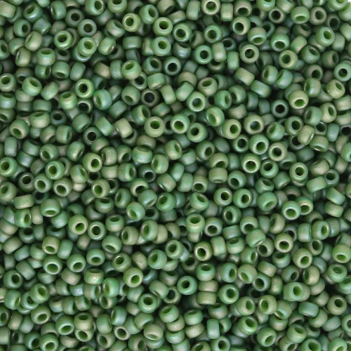 Rocaille Miyuki 15/0 4700 - Opaque Glazed Shamrock Mat AB x8g