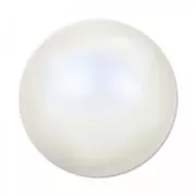 PureCrystal 5817 Cabochon 8mm Pearlescent White Pearl x1