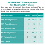 Beadslide clasp for clip-on bead weaving 30x13 mm - Gold x1