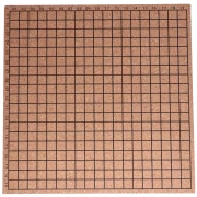 Cork macramé board 20x20 cm - Natural