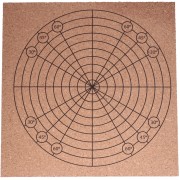 Cork macramé board 20x20 cm - Natural