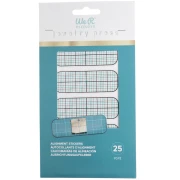 Alignment stickers for We R Makers manual punching machine x25