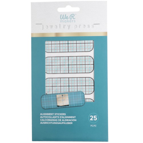 Alignment stickers for We R Makers manual punching machine x25