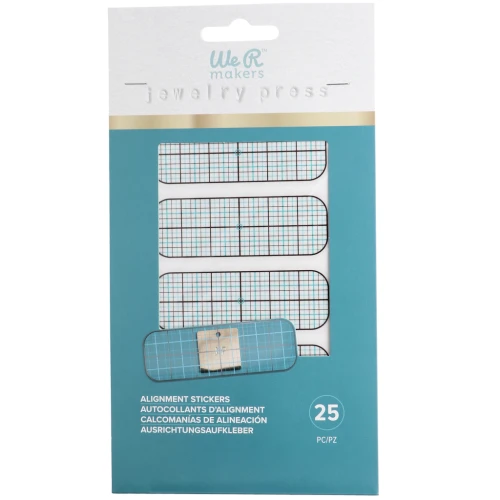 Alignment stickers for We R Makers manual punching machine x25