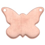 Butterfly spacer 19x25 mm for Efcolor overglaze powder in copper x1