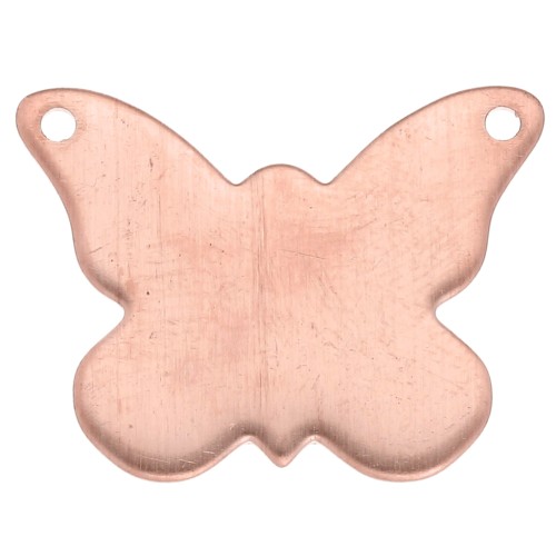Butterfly spacer 19x25 mm for Efcolor overglaze powder in copper x1