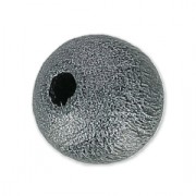 Wooden round beads 8mm Pearly Hematite  x20