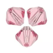 PureCrystal 5328 Crystal Bicones 3mm Light Rose x50