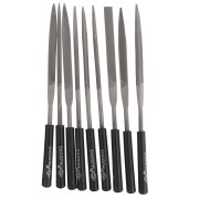Set of 10 needle files 17 cm - Coarse grain - jewelry tools x1
