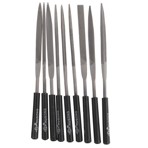Set of 10 needle files 17 cm - Coarse grain - jewelry tools x1